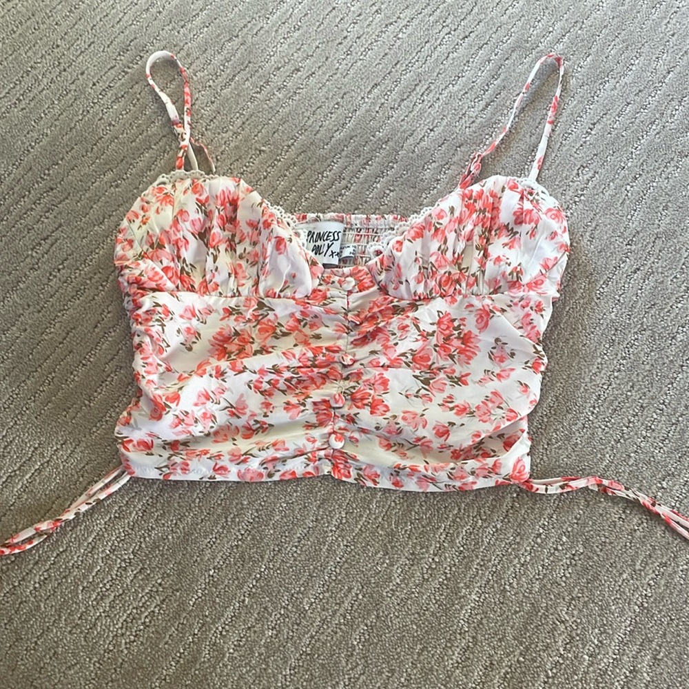 Princess Polly floral shirt size 6